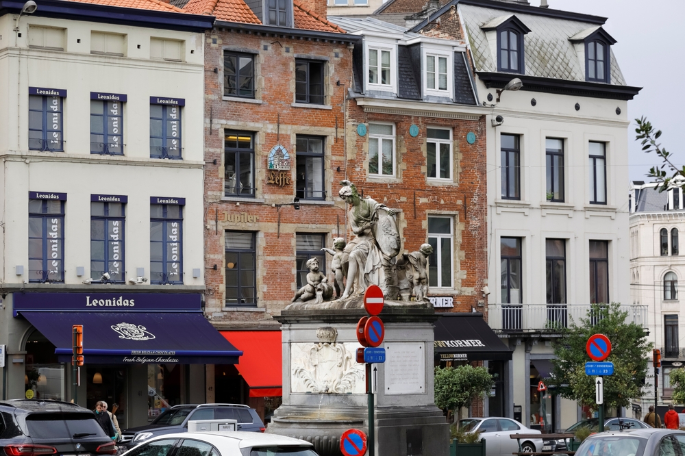 Brussels,,Belgium,-,September,17,,2022:,City,Landscape,With,Historic